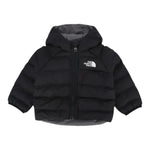 The North Face Giubbino tinta unita con Cappuccio Reversibile Nero/Grigio per Neonato NF0A88W3W00X NERO/GRIGIO THE NORTH FACE 