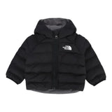 The North Face Giubbino tinta unita con Cappuccio Reversibile Nero/Grigio per Neonato NF0A88W3W00X NERO/GRIGIO THE NORTH FACE 