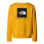 The North Face Felpa Chiusa Girocollo tinta unita con Logo Giallo per Bambino NF0A89H756P GIALLO THE NORTH FACE 
