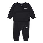 The North Face Completo 2Pz Felpa-Pantalone tinta unita Nero per Neonato NF0A8CV1JK2 NERO THE NORTH FACE 
