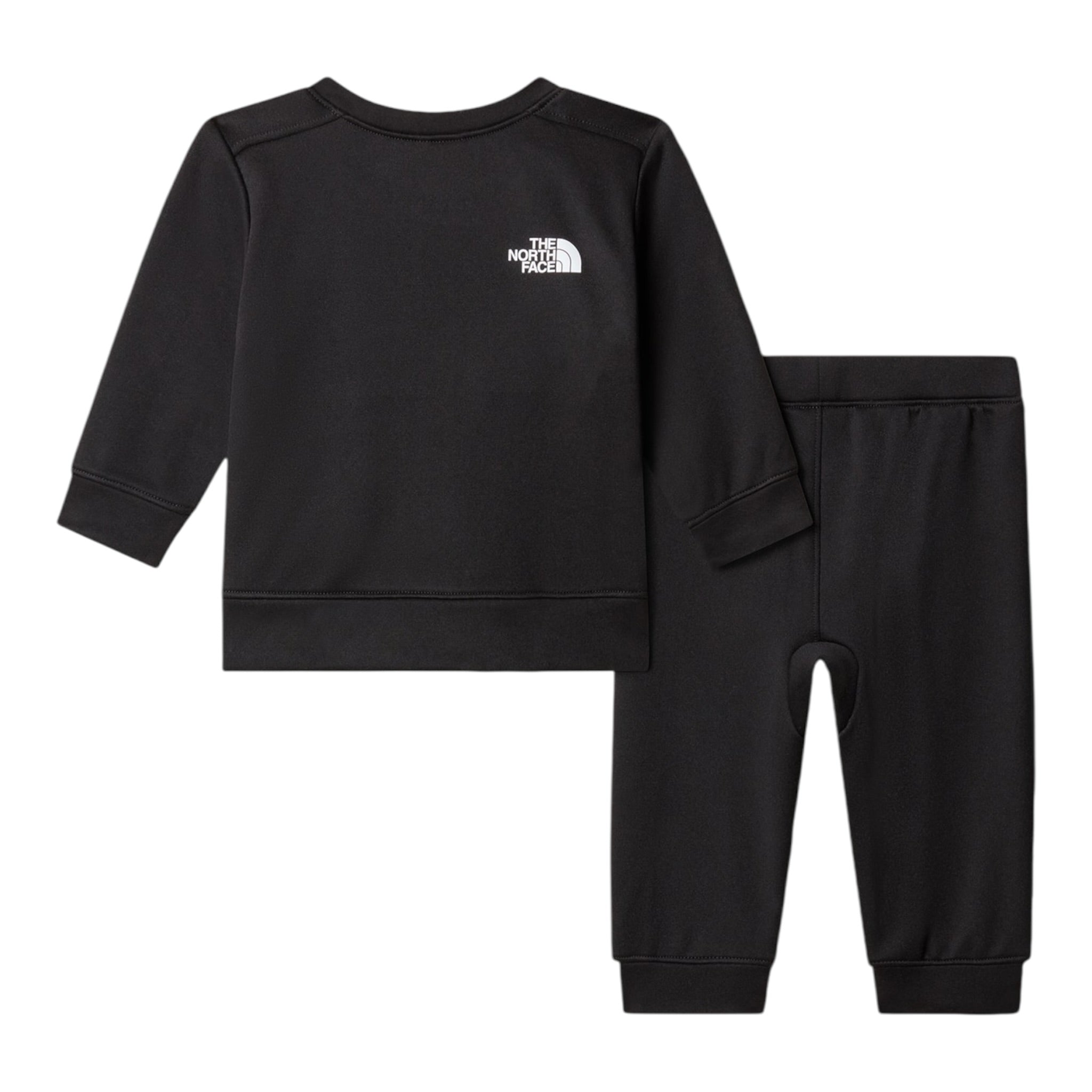 The North Face Completo 2 Pezzi Felpa-Pantalone tinta unita Nero per Neonato NF0A8CV1JK3 NERO THE NORTH FACE 