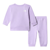 The North Face Completo 2 Pezzi Felpa-Pantalone tinta unita Lilla per Neonata NF0A8CV1QZI LILLA THE NORTH FACE 