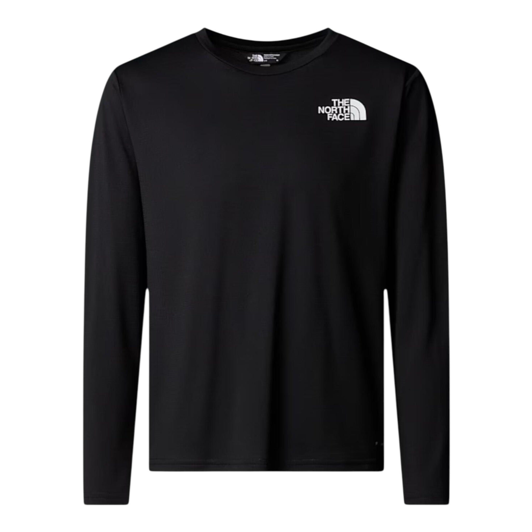 The North Face Shirt Girocollo tinta unita con Logo Nero per Bambino NF0A8EB8JK3 NERO THE NORTH FACE 