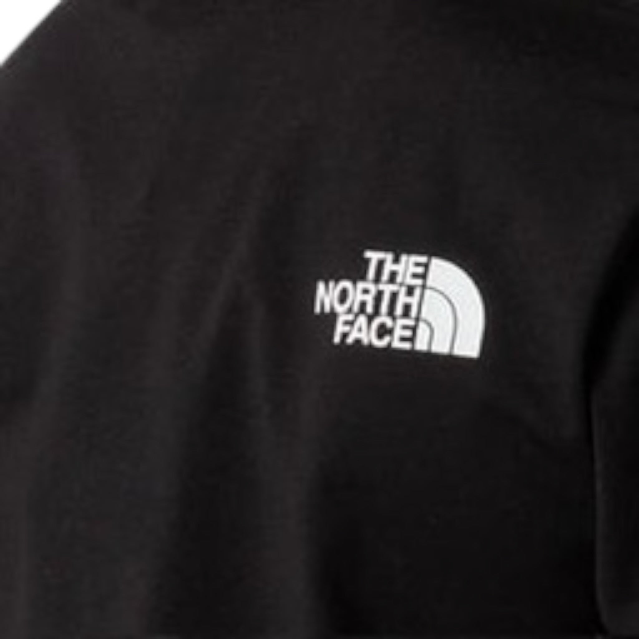The North Face T-Shirt Girocollo tinta unita con Logo Nero per Bambino NF0A8EHGJK3 NERO THE NORTH FACE 