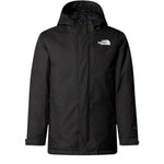 The North Face Giubbino tinta unita con Zip E Cappuccio Nero per Bambino NF0A8EJQJK3 NERO THE NORTH FACE 
