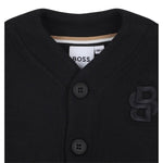 Timberland Cardigan tinta unita con Logo Nero per Neonato J52722 NERO TIMBERLAND 