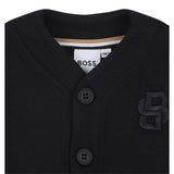 Timberland Cardigan tinta unita con Logo Nero per Neonato J52722 NERO TIMBERLAND 