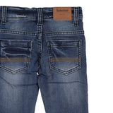 Timberland Jeans tinta unita con Girovita Regolabile Blu per Bambino T24B60 BLU TIMBERLAND 