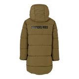 Timberland Giubbino tinta unita con Cappuccio E Logo Verde per Bambino T60281 VERDE TIMBERLAND 