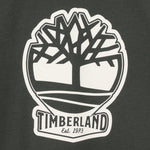 Timberland T-Shirt tinta unita con Stampa Verde per Bambino T60422 VERDE TIMBERLAND 