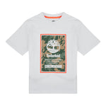 Timberland T-Shirt tinta unita con Stampa Bianco per Bambino T60427 BIANCO TIMBERLAND 