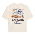 Timberland T-Shirt tinta unita con Stampa Beige per Bambino T60434 BEIGE TIMBERLAND 