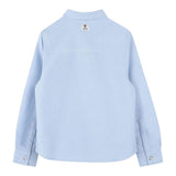 Timberland Camicia tinta unita con Logo Azzurro per Bambino T60519 AZZURRO TIMBERLAND 