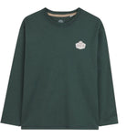 Timberland Shirt tinta unita con Stampa Verde per Bambino T60531 VERDE TIMBERLAND 