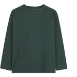 Timberland Shirt tinta unita con Stampa Verde per Bambino T60531 VERDE TIMBERLAND 