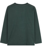 Timberland Shirt tinta unita con Stampa Verde per Bambino T60531 VERDE TIMBERLAND 
