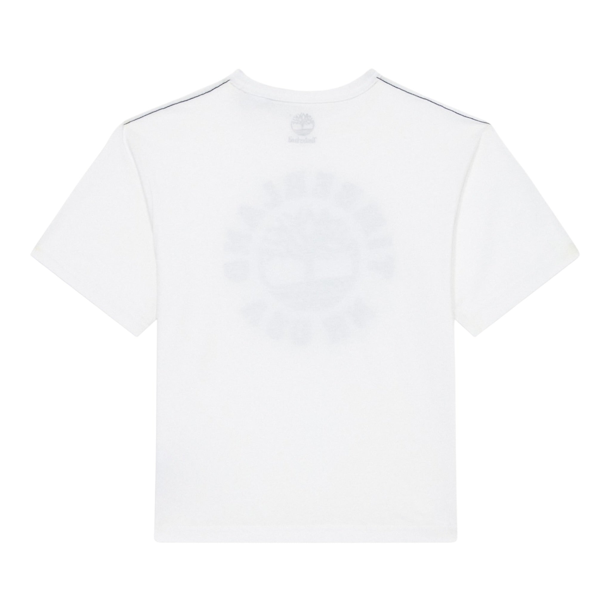 Timberland T-Shirt tinta unita con Stampa Bianco per Bambino T60532 BIANCO TIMBERLAND 
