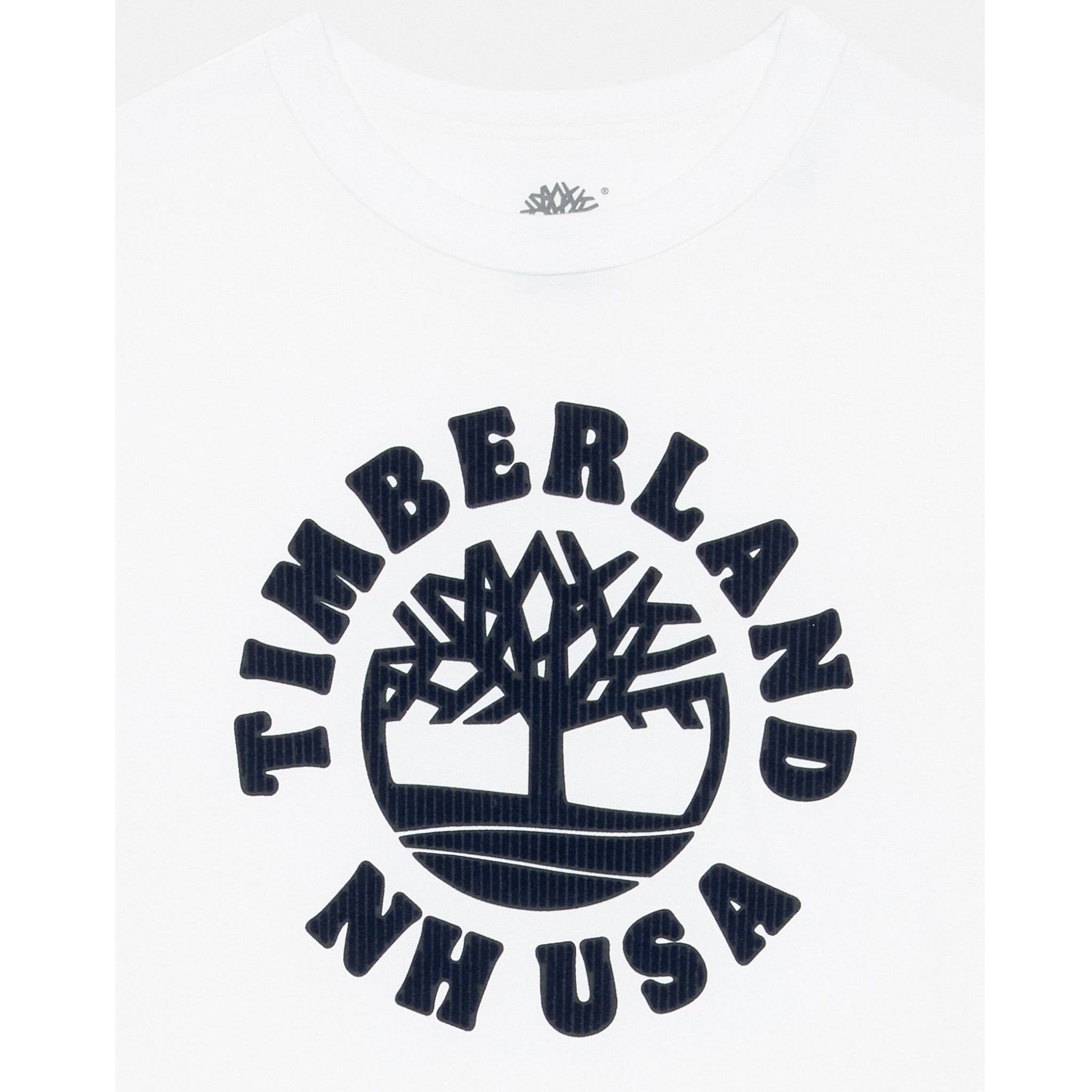 Timberland T-Shirt tinta unita con Stampa Bianco per Bambino T60532 BIANCO TIMBERLAND 