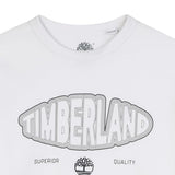 Timberland Shirt tinta unita con Stampa Bianco per Bambino T60538 BIANCO TIMBERLAND 