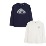 Timberland Set 2 Pezzi Shirt Bicolore Bianco/Blu per Bambino T60539 BIANCO/BLU TIMBERLAND 