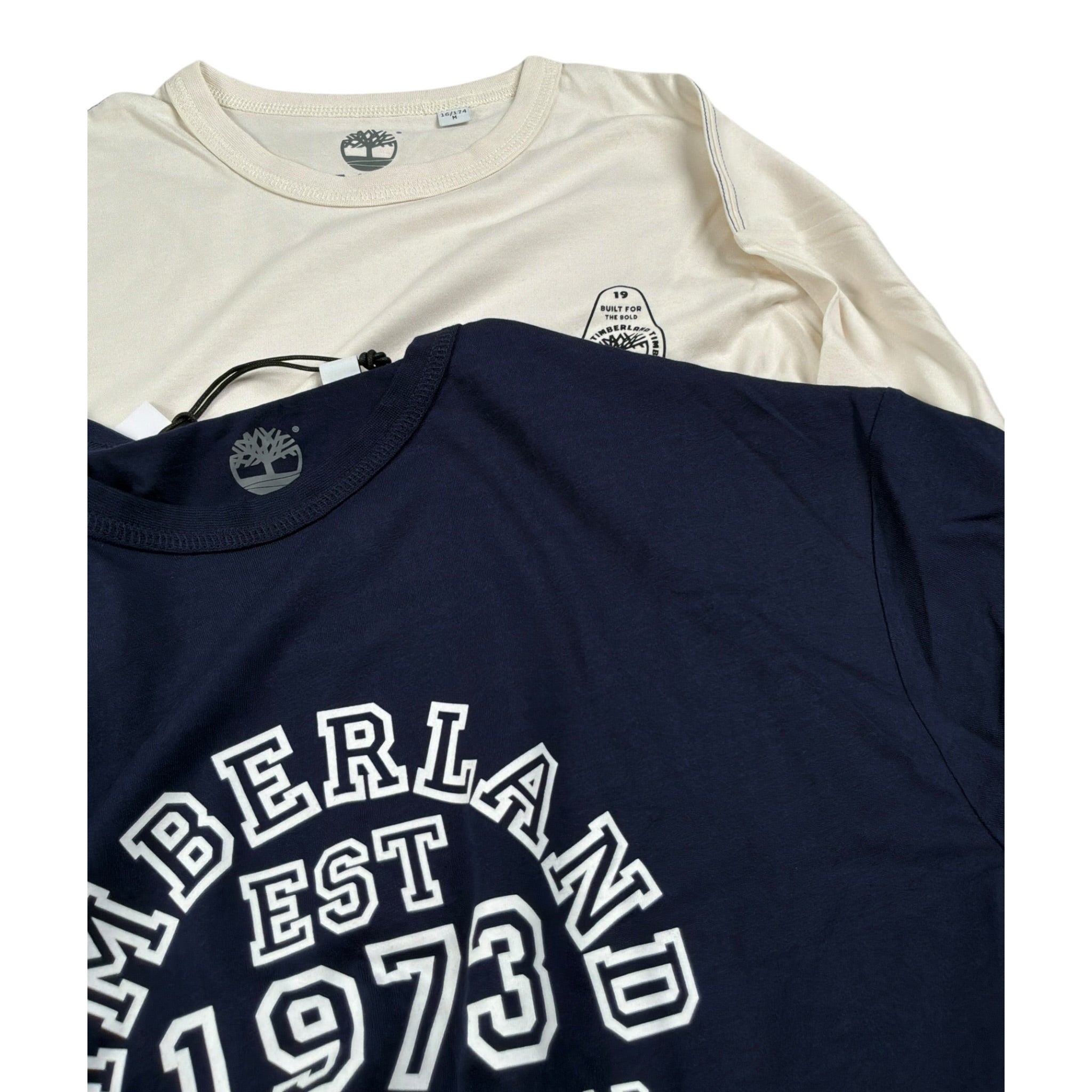 Timberland Set 2 Pezzi Shirt Bicolore Bianco/Blu per Bambino T60539 BIANCO/BLU TIMBERLAND 