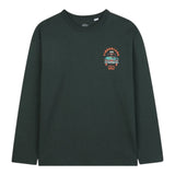 Timberland Shirt tinta unita con Stampa Verde per Bambino T60540 VERDE TIMBERLAND 