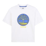 Timberland T-Shirt tinta unita con Stampa Bianco per Bambino T60541 BIANCO TIMBERLAND 
