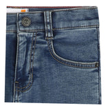 Timberland Jeans tinta unita con Girovita Regolabile Azzurro per Bambino T60564 AZZURRO TIMBERLAND 