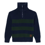 Timberland Maglia Bicolore con Collo Blu/Verde per Bambino T60571 BLU/VERDE TIMBERLAND 