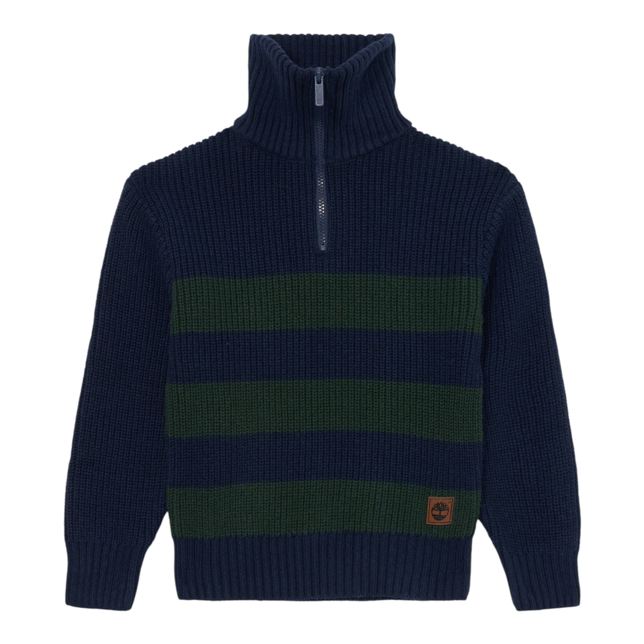 Timberland Maglia Bicolore con Collo Blu/Verde per Bambino T60571 BLU/VERDE TIMBERLAND 