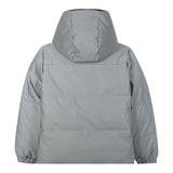 Timberland Giubbino Reversibile con Zip E Cappuccio Catalinfrangente Grigio per Bambino T60573 GRIGIO TIMBERLAND 