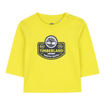 Timberland Shirt tinta unita Girocollo con Stampa Giallo per Neonato T60588 GIALLO TIMBERLAND 