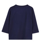 Timberland Shirt tinta unita Girocollo con Stampa Blu per Neonato T60589 BLU TIMBERLAND 