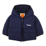 Timberland Giubbino Bicolore con Zip E Cappuccio Blu per Bambino T60590 BLU TIMBERLAND 