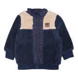 Timberland Giubbino Pelliccia tinta unita con Zip Blu per Neonato T60594 BLU TIMBERLAND 