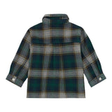 Timberland Camicia tinta unita con Fantasia A Quadri Verde per Neonato T60600 VERDE TIMBERLAND 