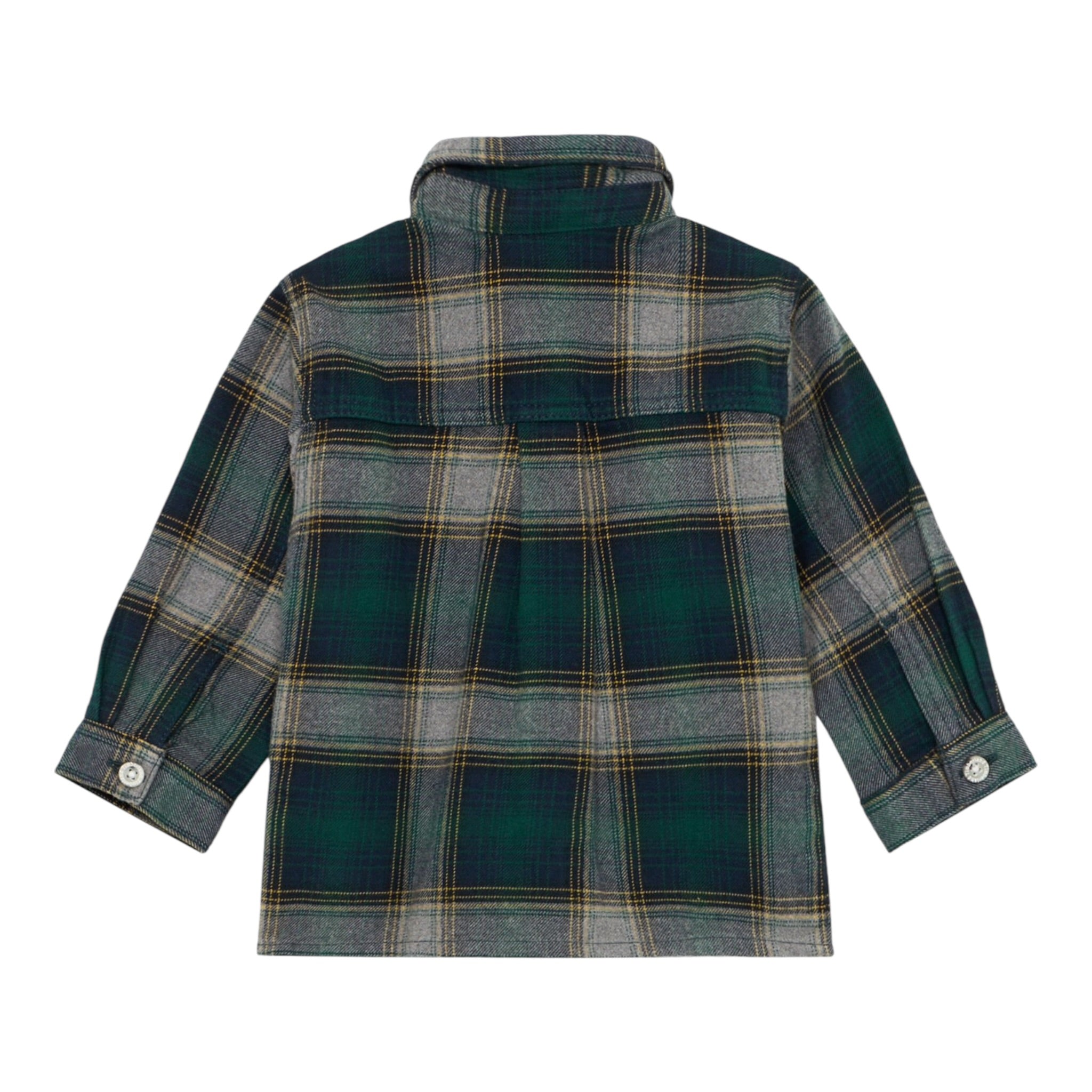 Timberland Camicia tinta unita con Fantasia A Quadri Verde per Neonato T60600 VERDE TIMBERLAND 