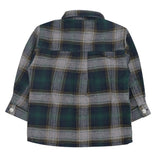 Timberland Camicia tinta unita con Fantasia A Quadri Verde per Neonato T60600X VERDE TIMBERLAND 