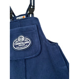 Timberland Salopette tinta unita con Logo Blu per Neonato T60615 BLU TIMBERLAND 