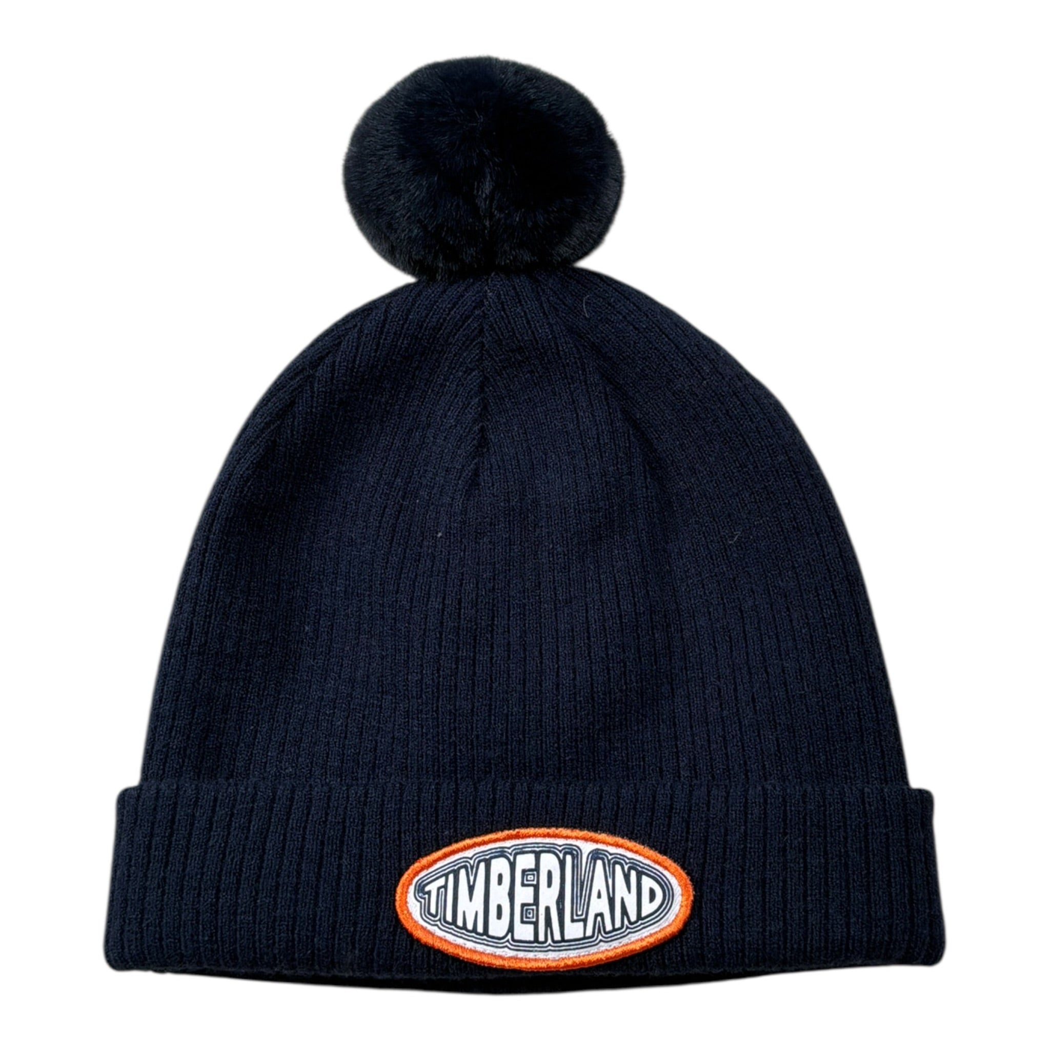 Timberland Cappello tinta unita con Logo Blu per Bambino T60739X BLU TIMBERLAND 