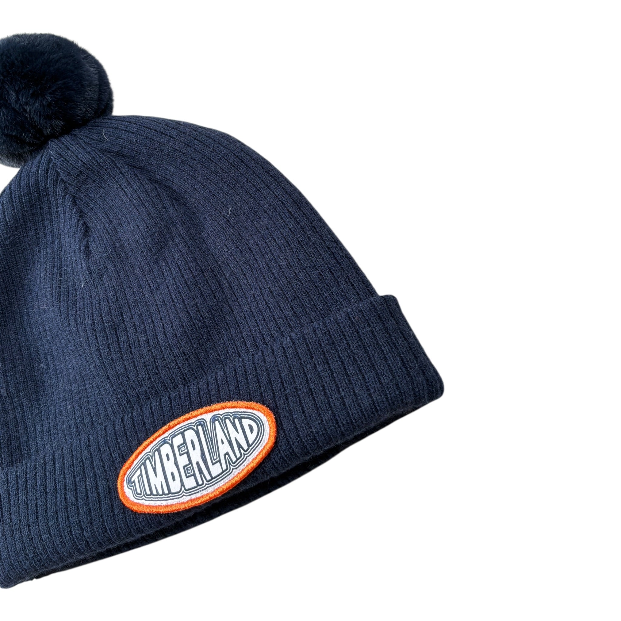 Timberland Cappello tinta unita con Logo Blu per Bambino T60739X BLU TIMBERLAND 