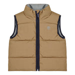Timberland Giubbino Reversibile Smanicato Bicolore Grigio/Beige per Neonato T60763N GRIGIO/BEIGE TIMBERLAND 