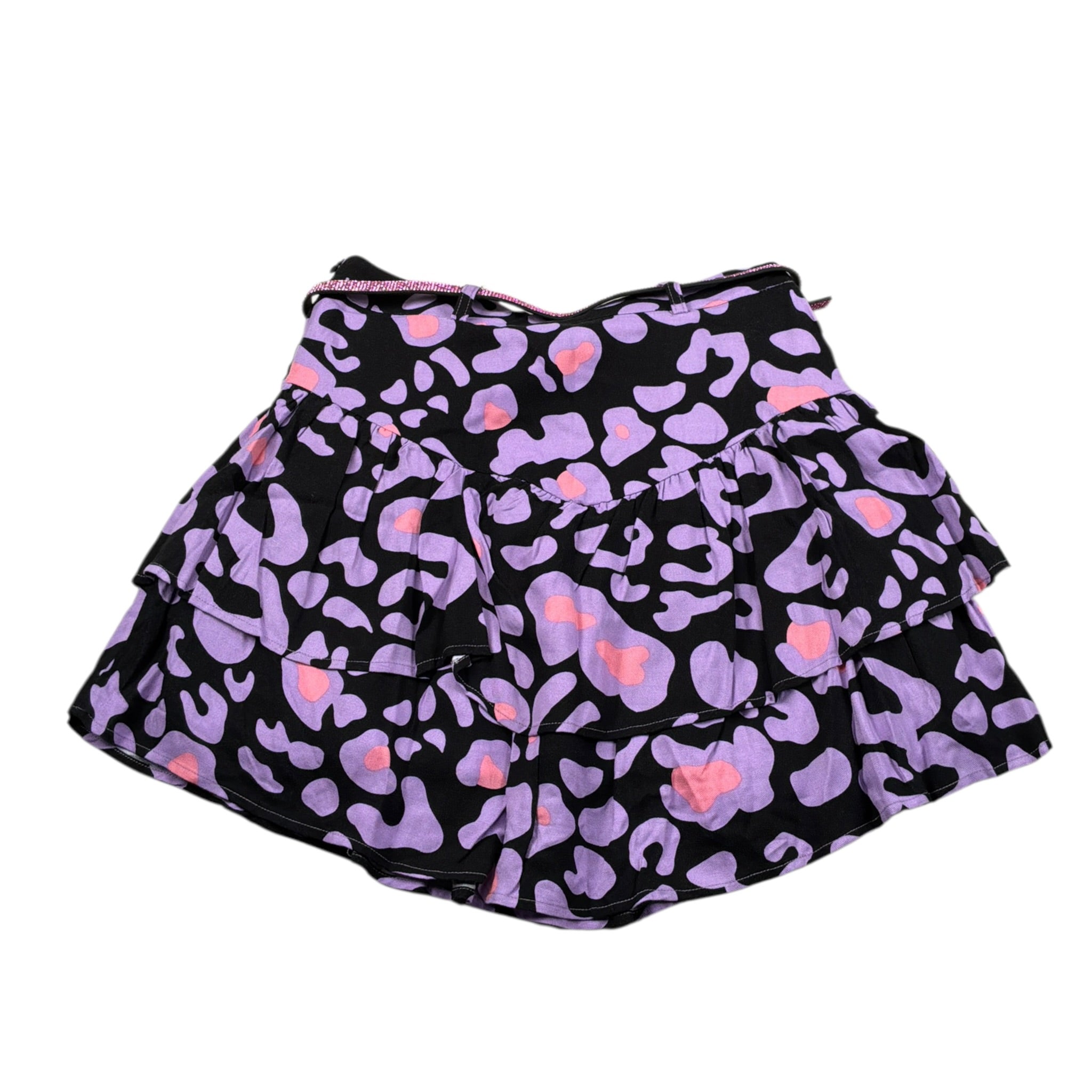 To Be Too Gonna Stampa Fantasia con Cinturinp Nero per Bambina 1146 NERO TO be too 