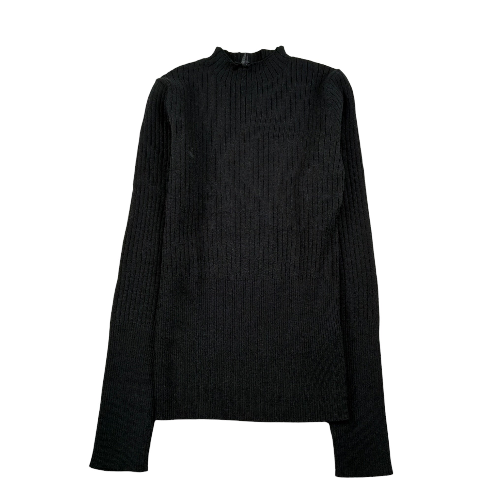 To Be Too Maglia tinta unita Mezzo Collo Nero per Bambina 414TF NERO TO be too 