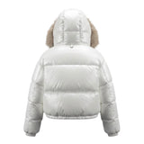 To Be Too Giubbino tinta unita con Zip E Cappuccio Bianco per Bambina AI25T808W25 BIANCO TO be too 