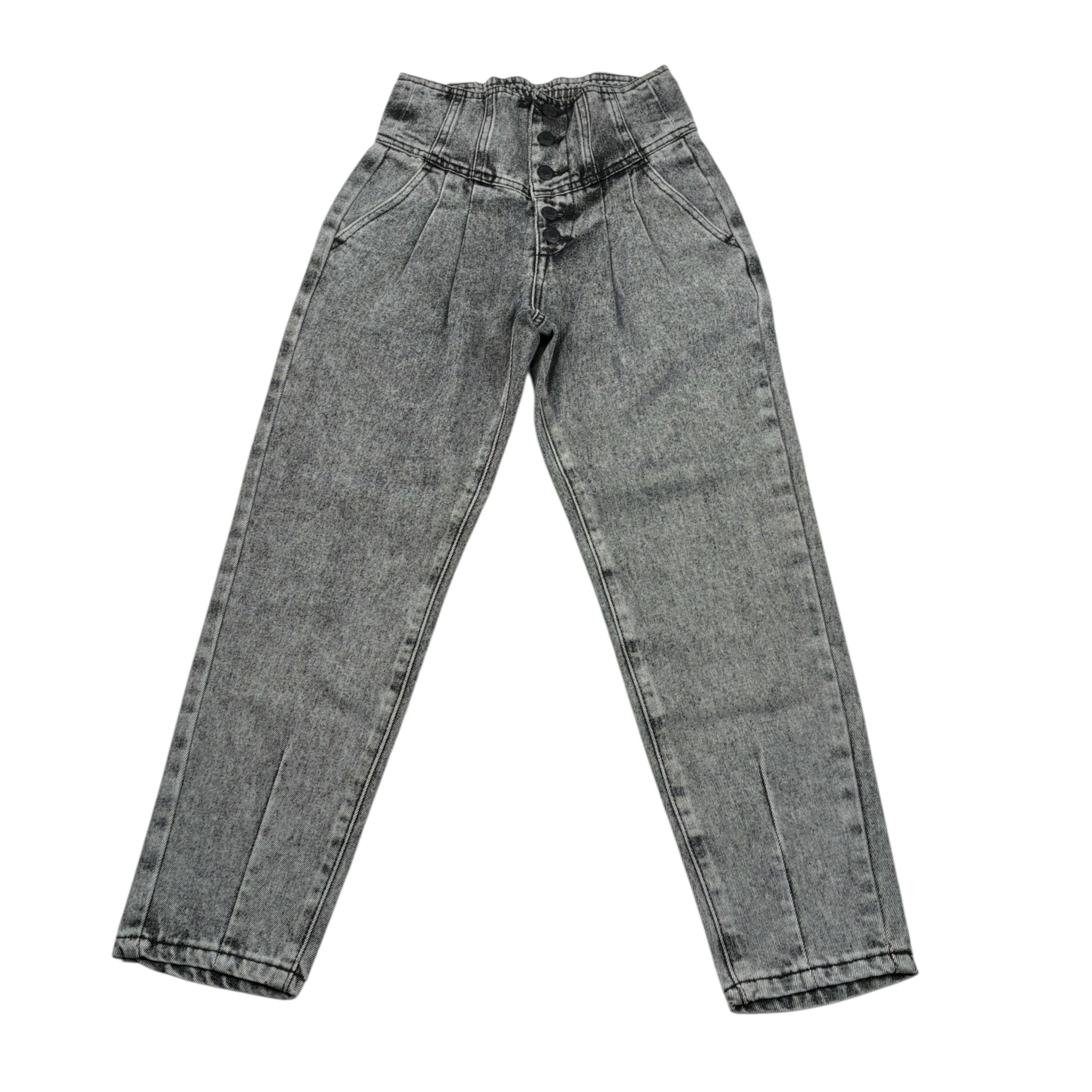To Be Too Jeans tinta unita con Elastico In Vita Nero per Bambina TBT1222 NERO TO be too 