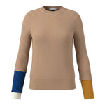 To Be Too Maglia tinta unita con Maniche In Contrasto Beige per Bambina TFJ24M408 BEIGE TO be too 