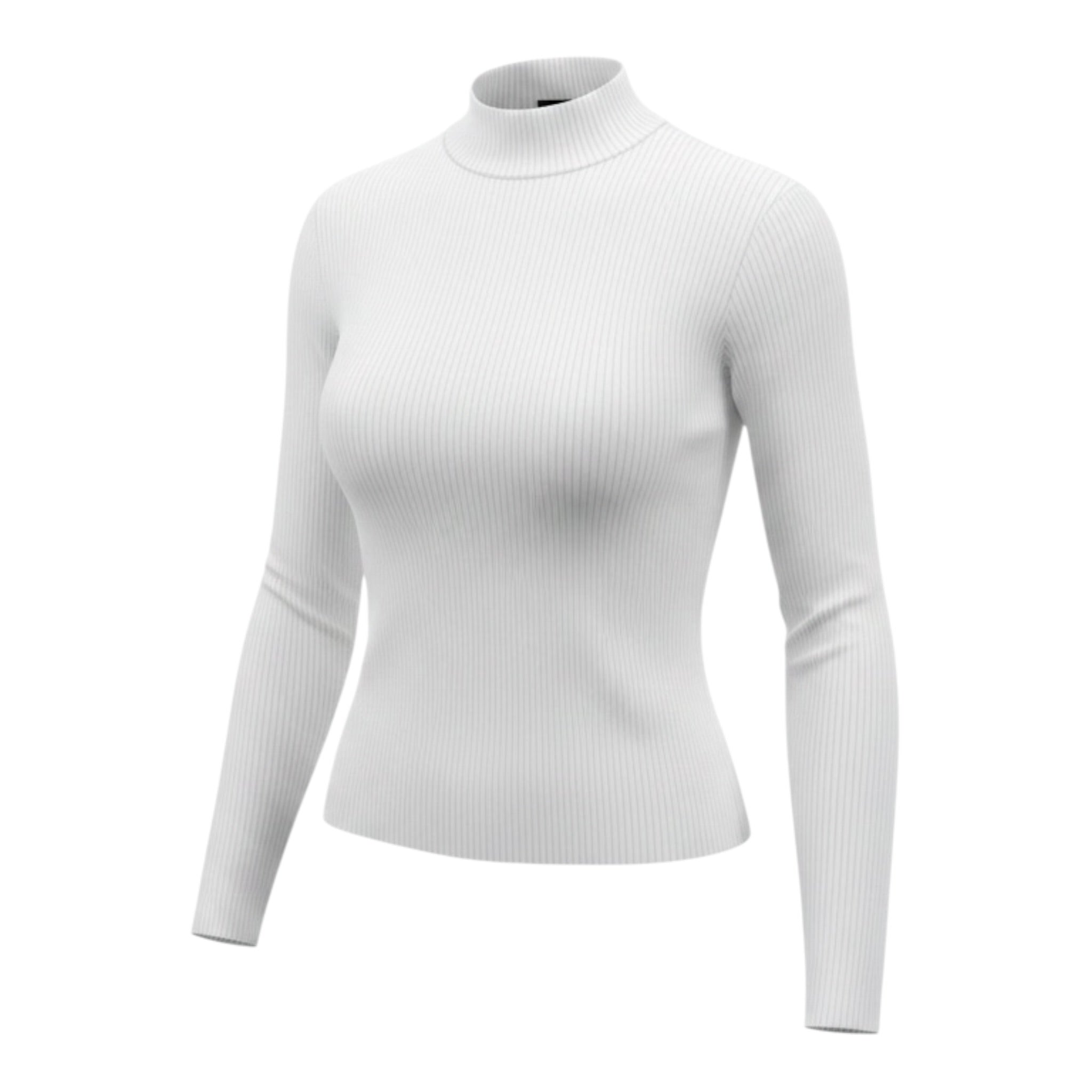 To Be Too Maglia tinta unita Mezzo Collo Bianco per Bambina TFJF24M490 BIANCO TO be too 