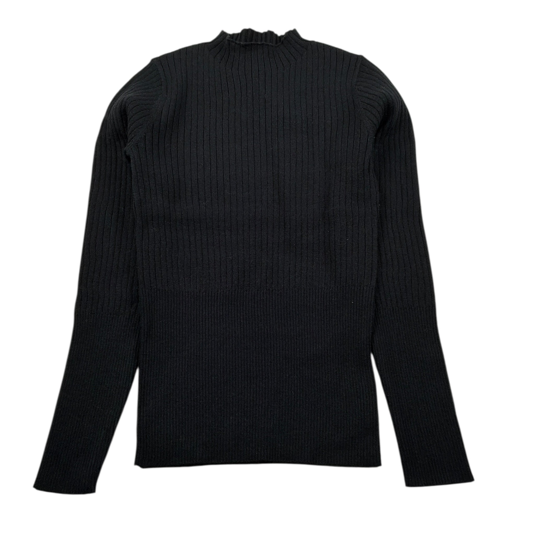 To Be Too Maglia tinta unita Mezzo Collo Nero per Bambina TFJF24M490 NERO TO be too 