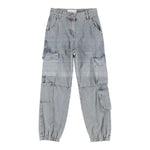 To Be Too Jeans tinta unita Modello Cargo Azzurro per Bambina TFJF24P454 AZZURRO TO be too 